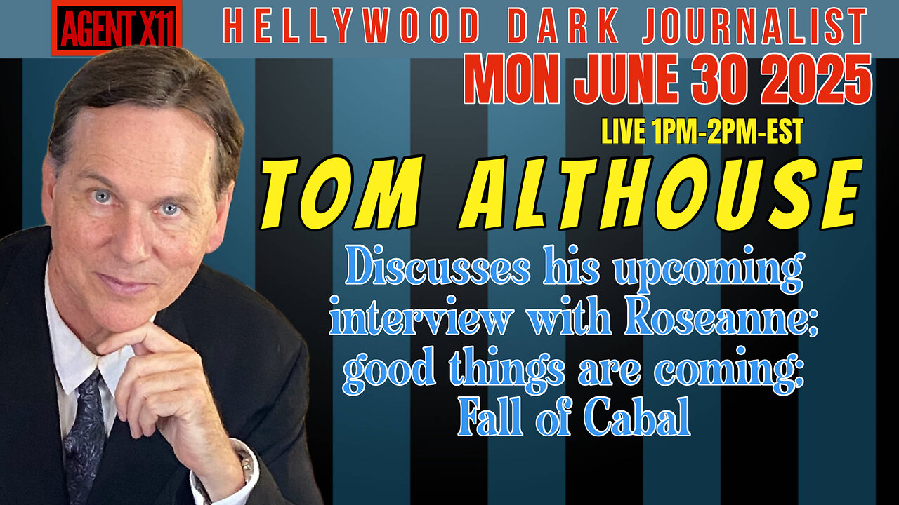 AGENT X11: EP 250: TOM ALTHOUSE: The real author of the Matrix