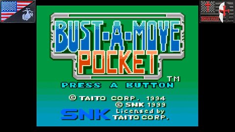 Bust-A-Move Pocket (NEOGEO Pocket Color - Attract Mode) [NA Version of "パズルボブル・ミニ"]