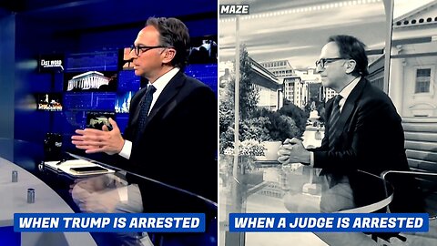 When Trump was arrested they said that nobody is above the law. Now when it's a judge being arrested