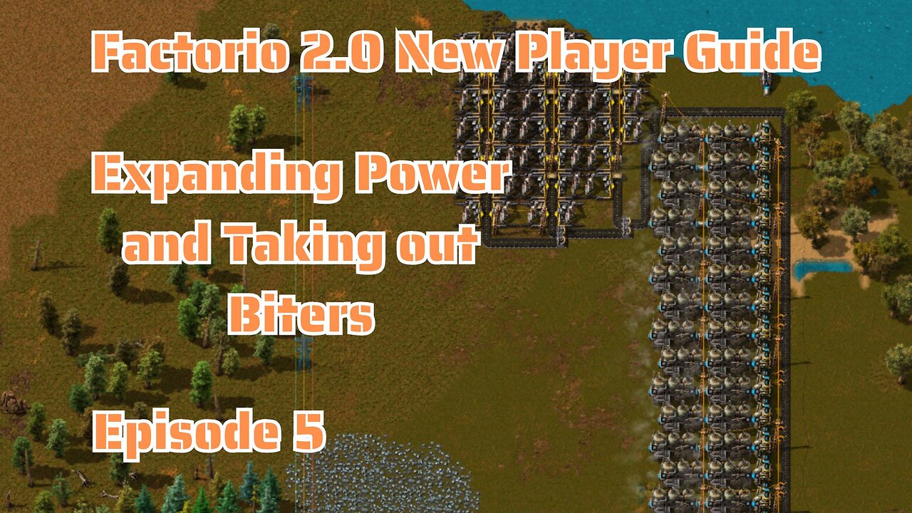 #5 Expanding Power and Taking Out Biters | Factorio 2.0 | New Player Guide | No DLC