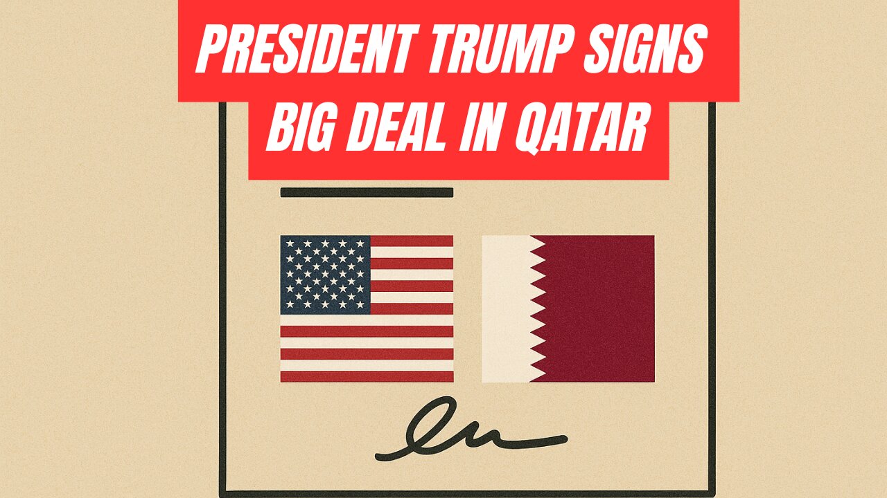 President Trump Signs Deal in Qatar