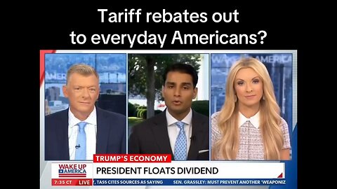 Tariff rebates out to everyday Americans?