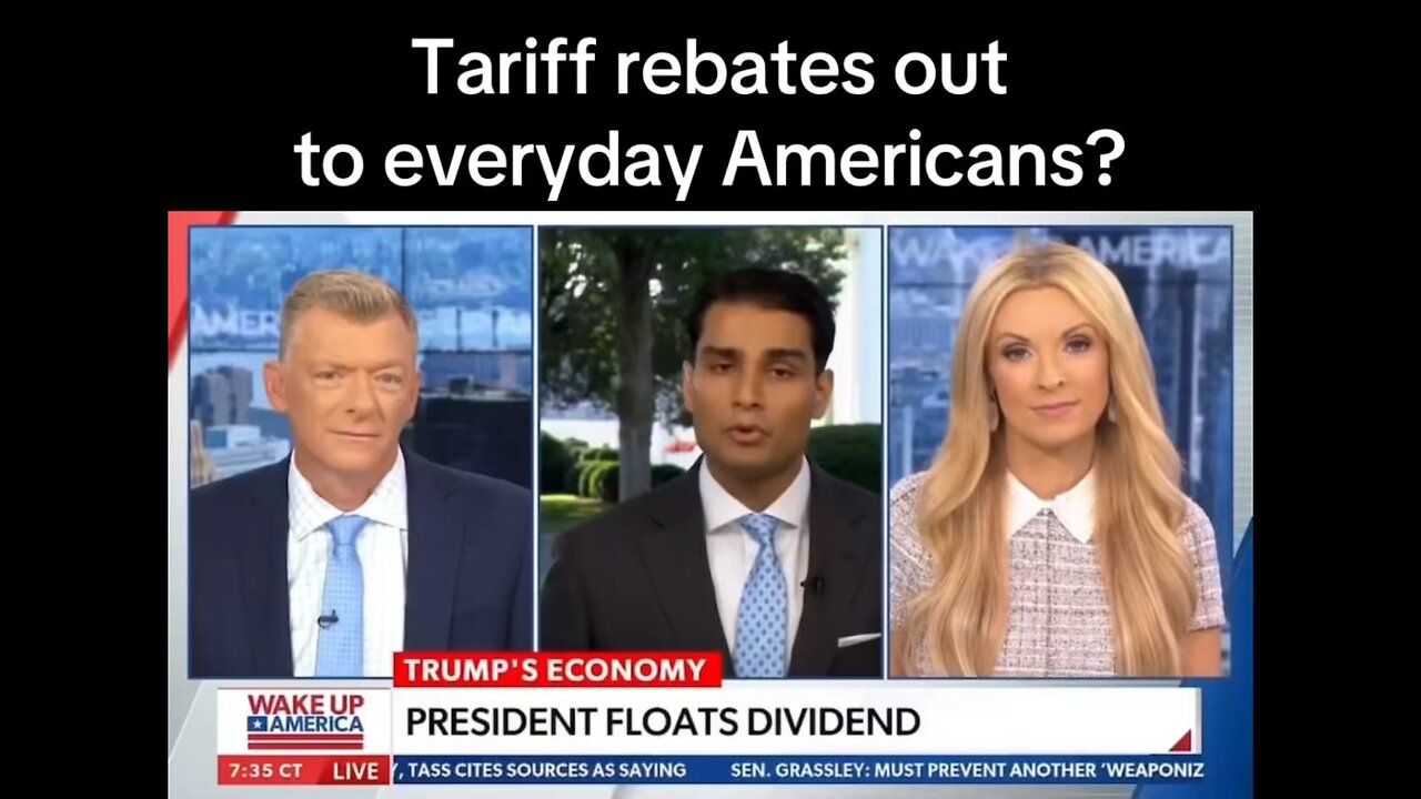 Tariff rebates out to everyday Americans?