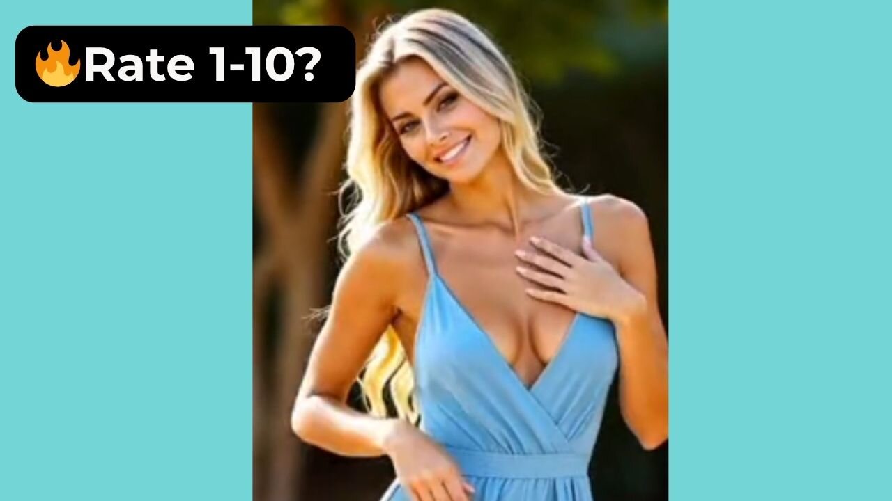 🔥 Rate This Baby Blue Wrap Playsuit 1-10? | Supermodel Summer 4K