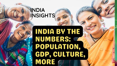 India by the Numbers 🇮🇳 | Population, GDP, Major Cities, Culture & More!