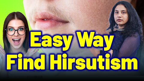 How to Easily Spot Hirsutism, facial hair, thick chin hair, female beard growth Treatment Cure