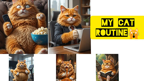 MY cAT RoUtiNe oUt