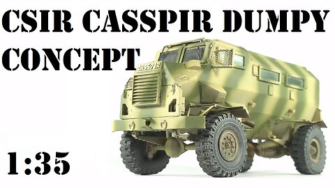 CSIR Casspir Dumpy MRAP Concept 1:35