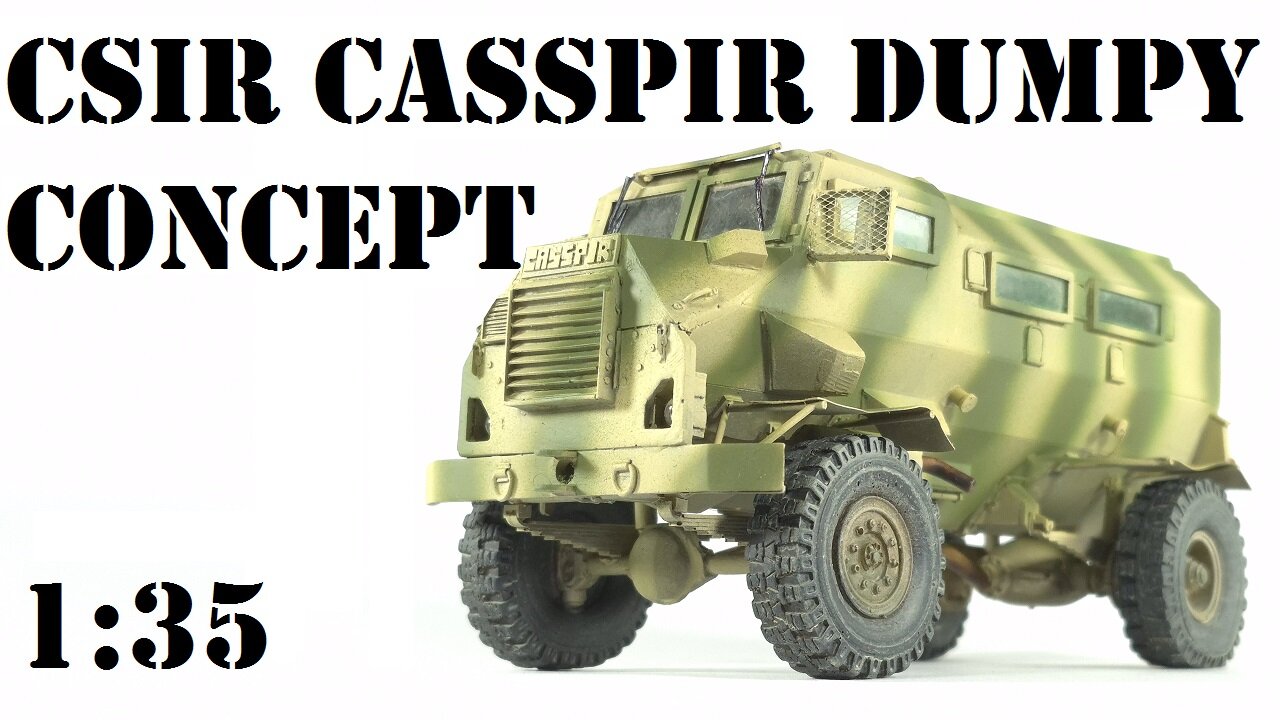 CSIR Casspir Dumpy MRAP Concept 1:35