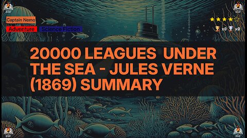 20000 Leagues Under the Sea - Jules Verne (1869) Summary (Captain Nemo - 2)