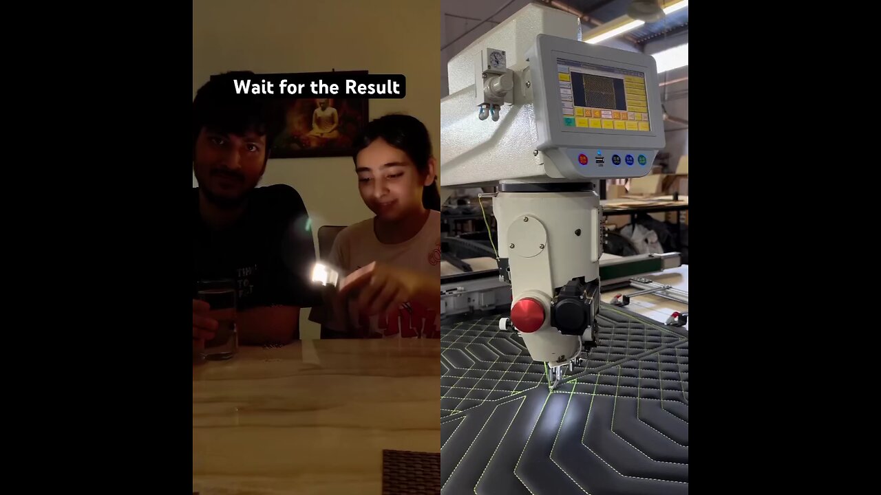 If yellow is added to water, what color does it turn? The machine's stitching is flawless.