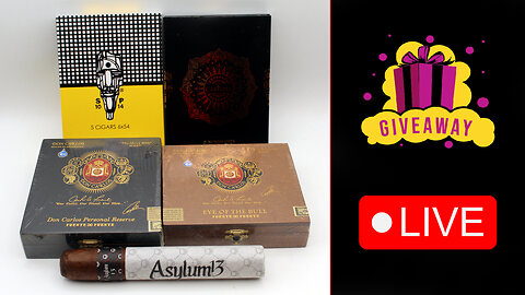 DECEMBER CIGAR GIVEAWAY LIVE! Let's GO!