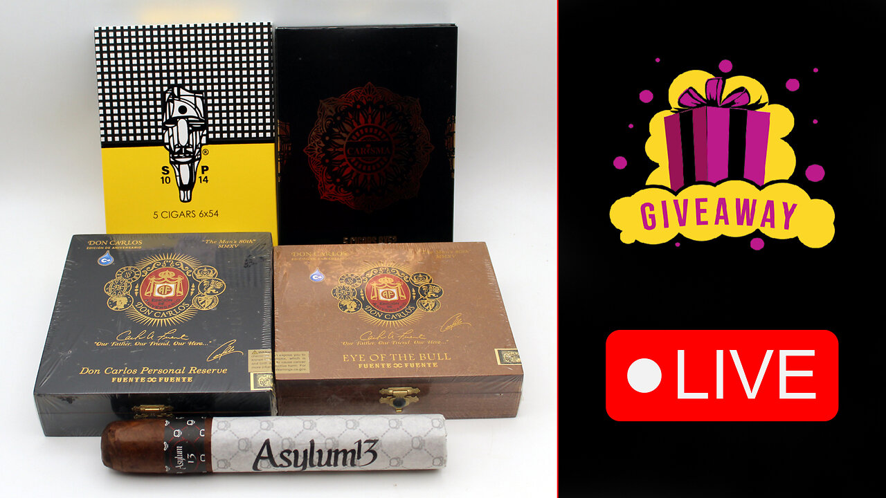 DECEMBER CIGAR GIVEAWAY LIVE! Let's GO!