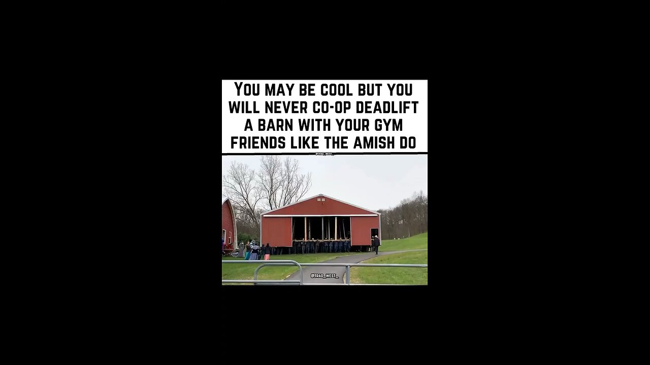 The Amish are on another level.