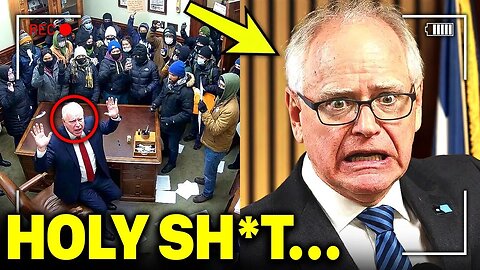 Breaking: Leftist Mob Invades Tim Walz's Office After they Realize they were Tricked…