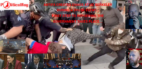 TPUSA event at UC Berkeley disrupted by ANTIFA, naturally violence occurs, two arrested!