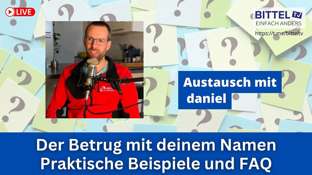 Der Betrug mit deinem Namen - Beispiele und FAQ - Austausch mit daniel - 25.07.2025