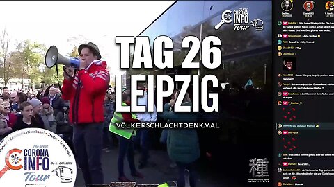 CORONA INFO Tour - Leipzig am Völkerschlachtdenkmal | 2020-11-08 - Tag 26