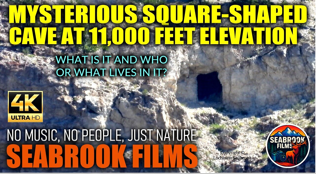 Mysterious Square-Shaped Cave at 11,000 Feet Elevation: What Is It and Who or What Lives In It?