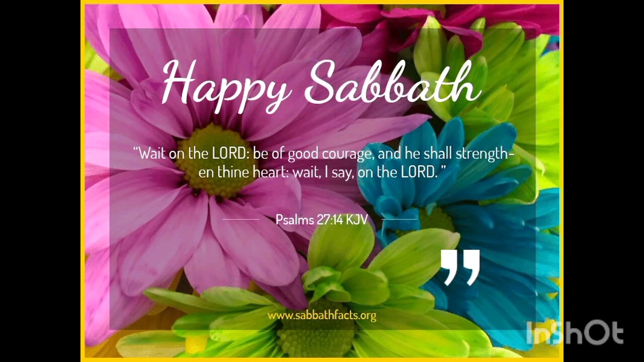 Exodus 31:13. The Sabbath Is A Sign Between US And God!