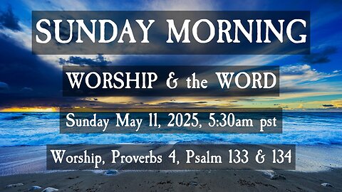 🌞 SUNDAY MORNING ✝️