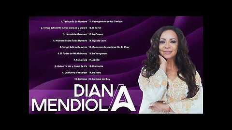Diana Mendiola - 1 Hora Sus Mejores Canciones Grandes Éxitos - Álbum Completo.