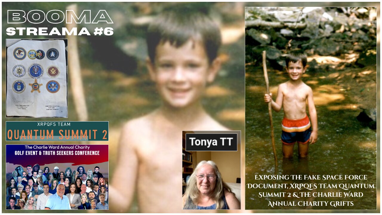 BOOMA STREAMA #6 | May 12th, 2025 | Exposing The Fake Space Force Document, XRPQFS Team Quantum Summit 2 & The Charlie Ward Annual Charity Grifts | Tonya TT Joins DBS!