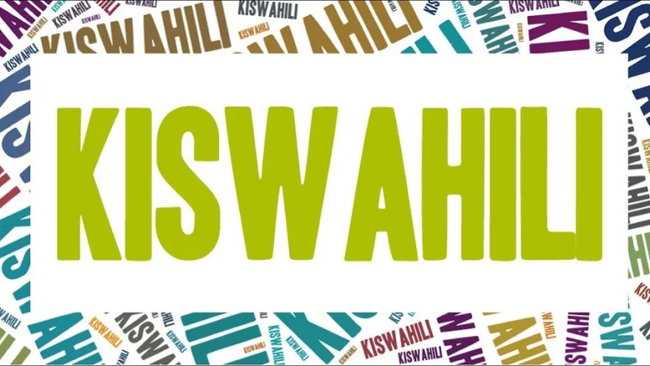 SWAHILI CLASS - BLACK HOT FIRE NETWORK