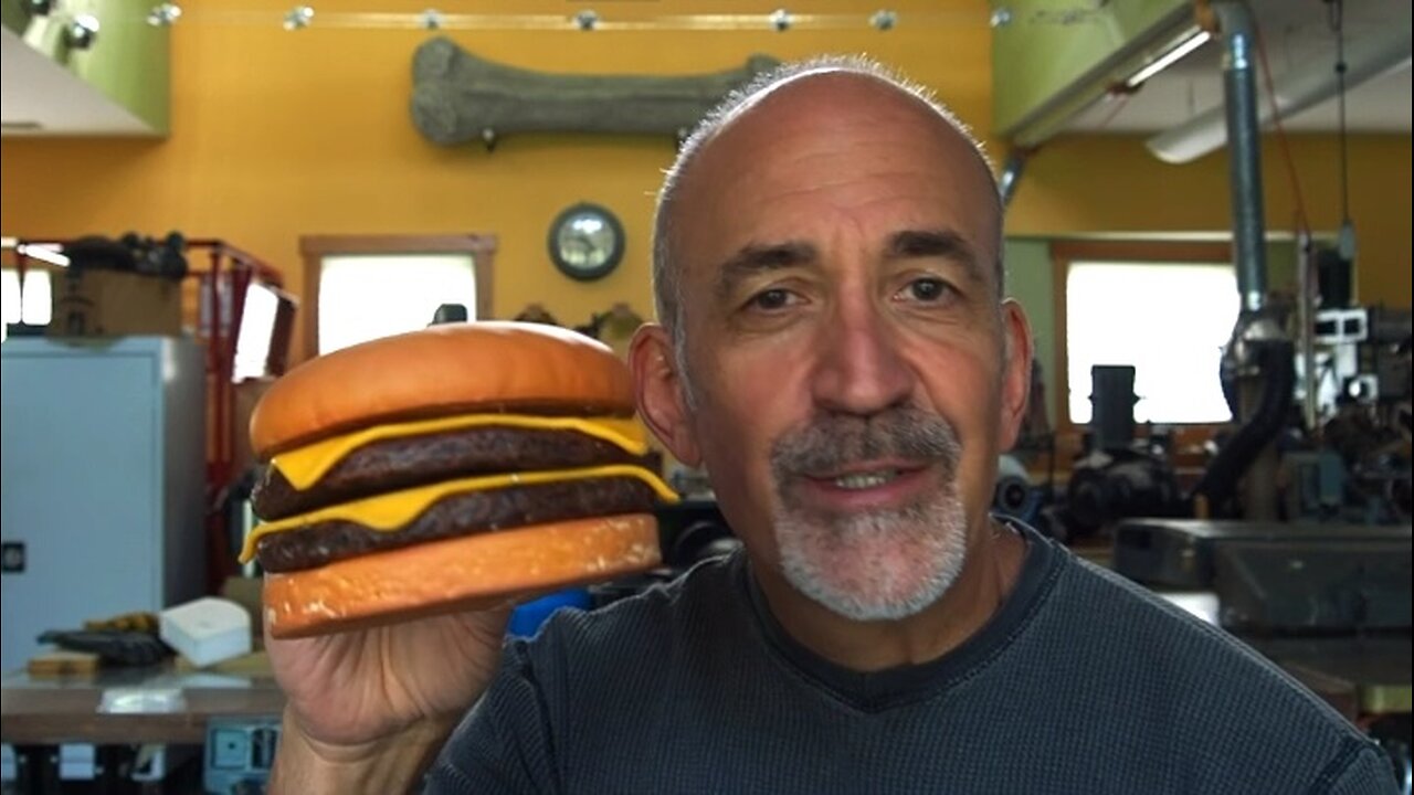 Faux Cheeseburger / puppet
