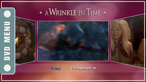 A Wrinkle in Time - DVD Menu