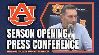 Auburn Baseball HC Butch Thompson Previews 2026 Season & Youngstown State Series