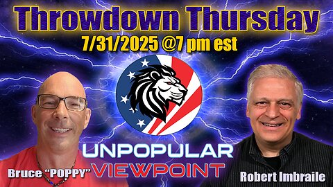 Thursday Throwdown with Robert Imbriale and others