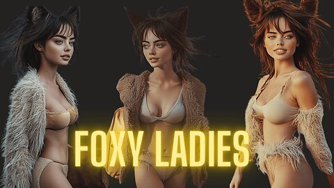 Fox Eared Fantasy 🦊 | “Can’t Get Enough” AI Beauty Struts with Style
