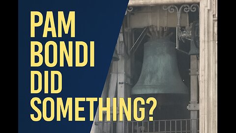 Pam Bondi Finally Arrests Someone — Church Bells Ring