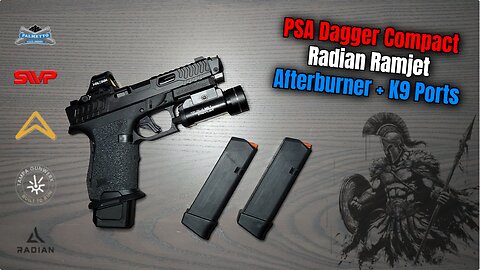 PSA Dagger Compact: Radian Weapons Ramjet + Afterburner & Tampa Gunwerx K9 Ports