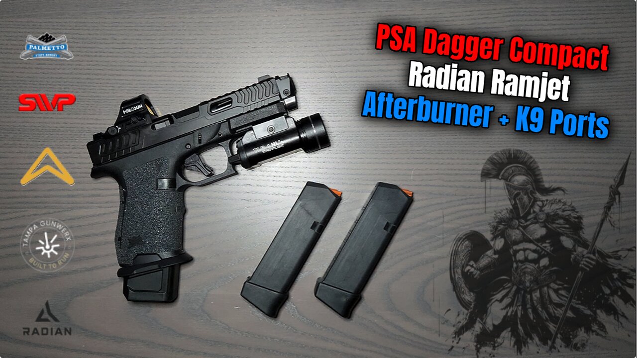 PSA Dagger Compact: Radian Weapons Ramjet + Afterburner & Tampa Gunwerx K9 Ports