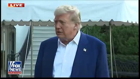 Trump Speaks Ahead Of Departure For NATO Summit