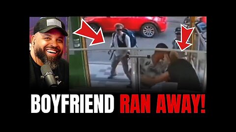 Boyfriend Runs Away in Fear as Girlfriend Is Robbed by Mugger 😳