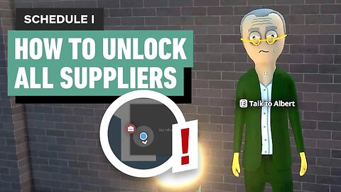 Schedule I - How to Unlock All Suppliers _ Stash Locations