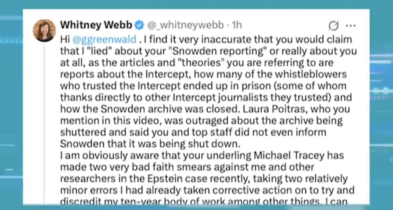 They're Lying About The Snowden Files" | Whitney Webb