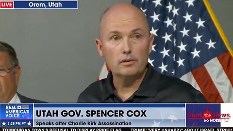 Gov. Cox: I don’t care what his Charlie Kirk's politics are, I care that he was an American