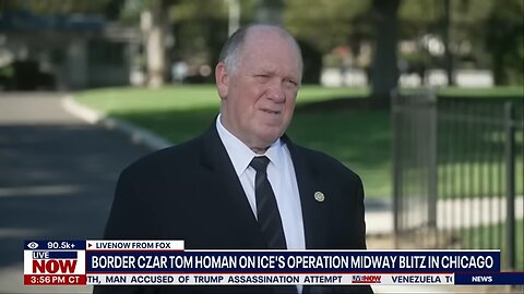 Chicago ICE: Border Czar Tom Homan on ‘Midway Blitz’ operation