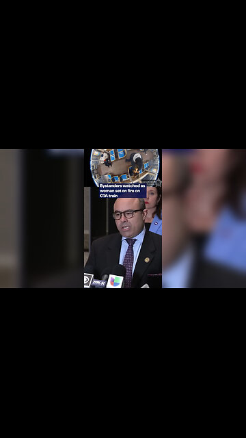 Bystanders watched as woman set on fire on CTA train