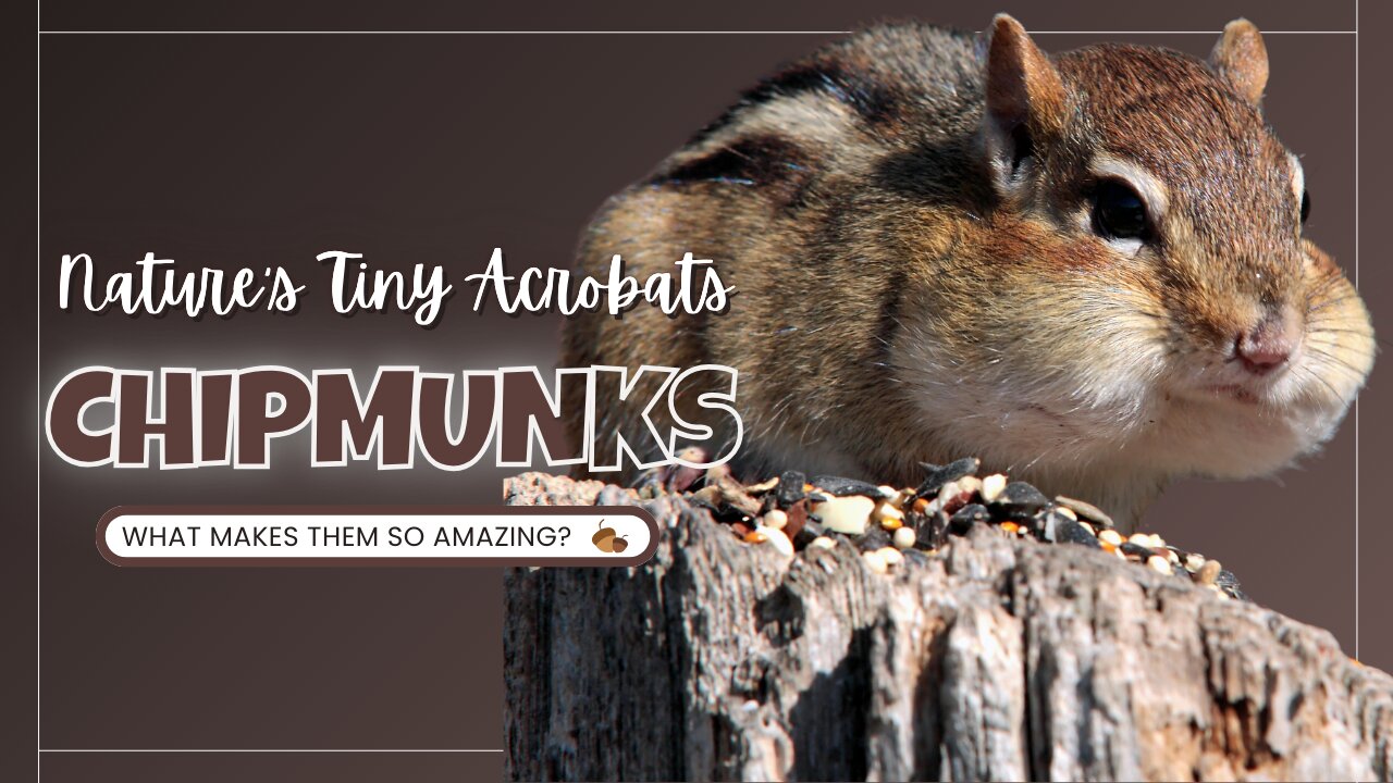 Adorable & Amazing Chipmunks! 🐿️ Nature’s Tiny Acrobats