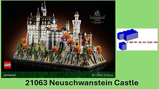 Unboxing & Building Lego 21063 Neuschwanstein Castle-Part 1