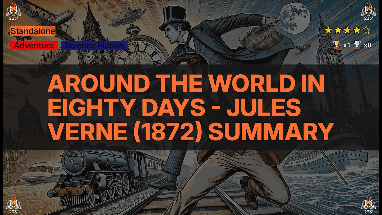 Around the World in Eighty Days - Jules Verne (1872) Summary