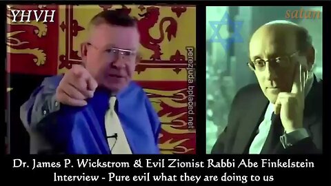 Wild interview between James Wickstrom and rabbi Finkelstein exposes Jewish hypocrisy