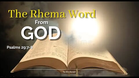 A RHEMA Word For Someone Going Through Tough Times!!