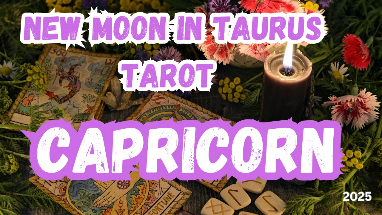 Capricorn ♑️ - New Moon 🌚 in Taurus Tarot reading #capricorn #newmoon #tarot #tarotary