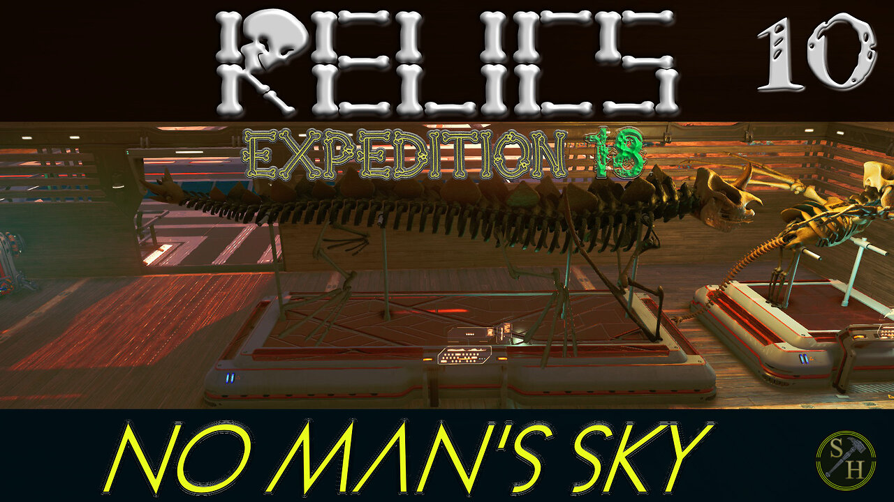 No Man's Sky RELICS – EP10 Reptilian Fossil Display (Expedition 18)